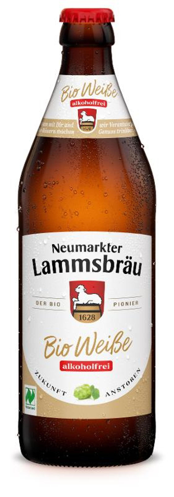 Produktfoto zu Lammsbräu Weiße, alkoholfrei 10x0,5l