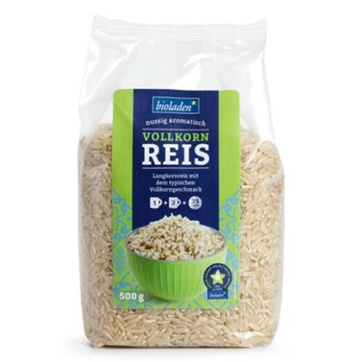 Produktfoto zu b*Vollkornreis Langkorn 500g