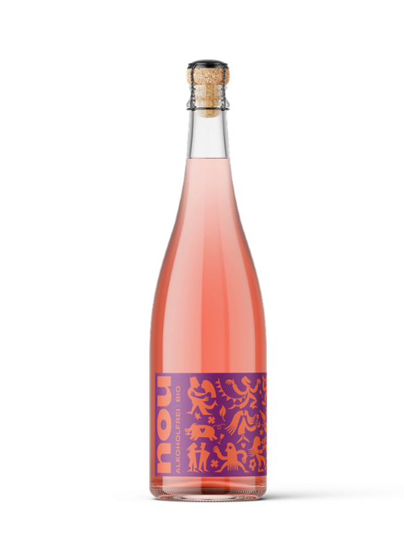 Produktfoto zu NOU alkoholfrei rose 0,75 l