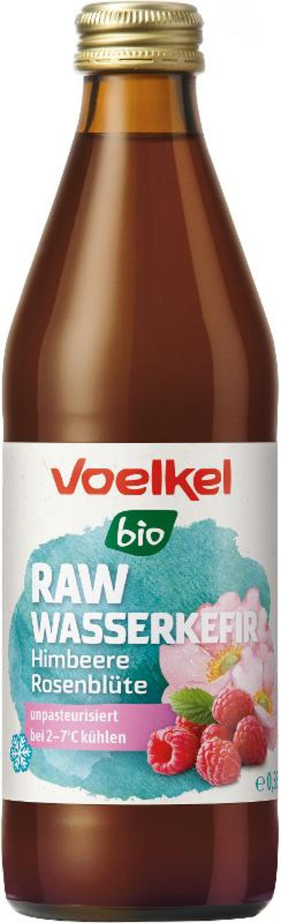 Produktfoto zu RAW Wasserkefir Himbeere Rosen