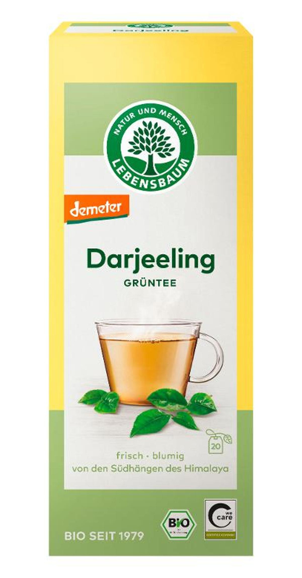 Produktfoto zu Grüntee Darjeeling 20 Beutel