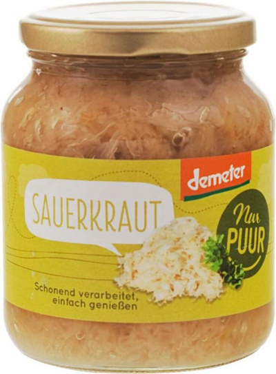 Produktfoto zu Sauerkraut 350g, Glas