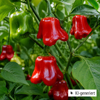 Produktfoto zu Pflanzen Peperoni mittelscharf