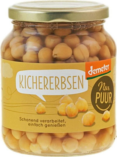 Produktfoto zu Kichererbsen, im Glas 350g