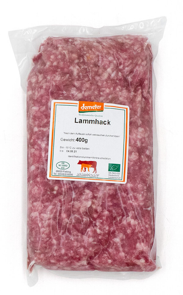 Produktfoto zu Lamm Hack 400g