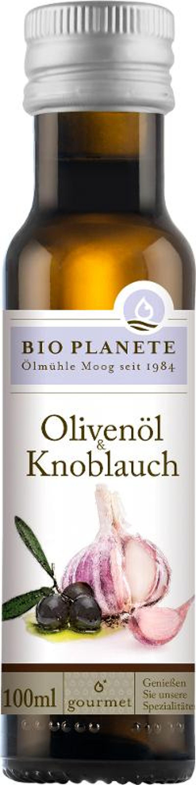 Produktfoto zu Olivenöl mit Knoblauch 100ml