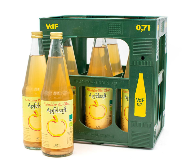 Produktfoto zu Apfelsaft v. Alstedder 6x0,7l