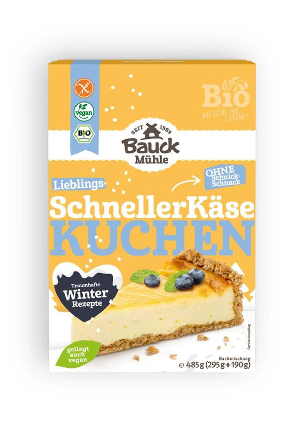 Produktfoto zu Käsekuchen Backmischung