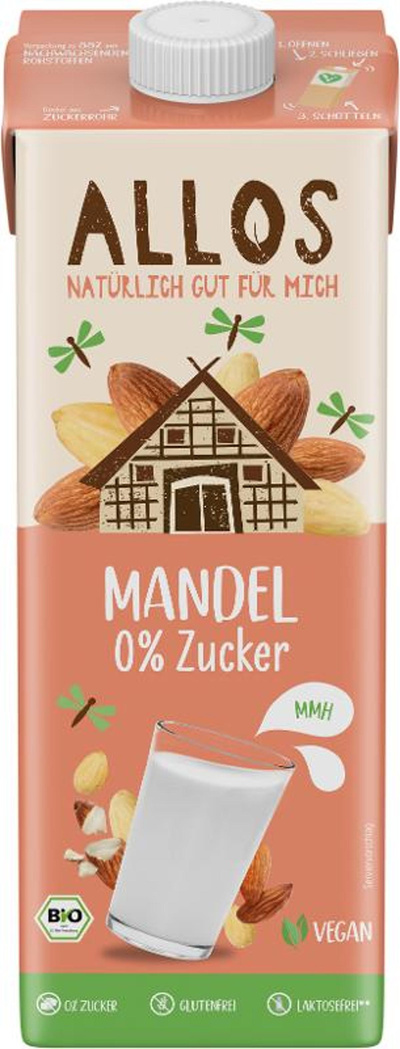 Produktfoto zu Mandeldrink 0% Zucker 1l
