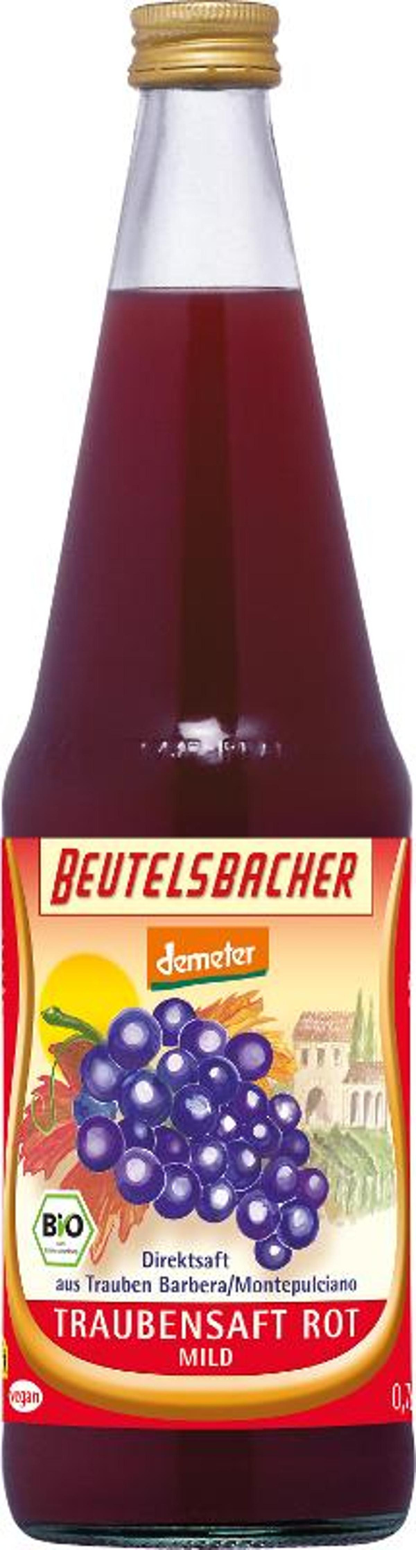 Produktfoto zu Traubensaft rot 0,7l