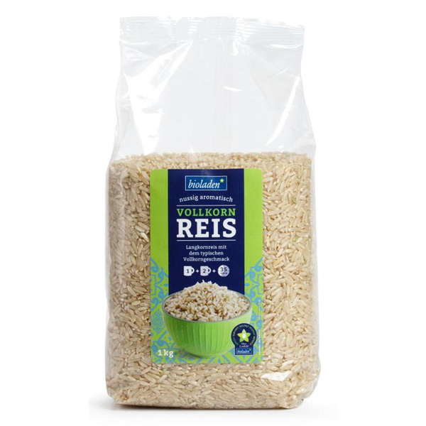 Produktfoto zu b*Vollkornreis Langkorn 1kg