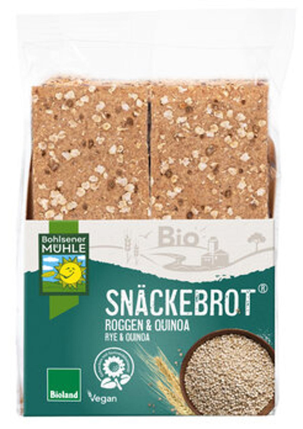 Produktfoto zu Snäckebrot Roggen Quinoa 200g
