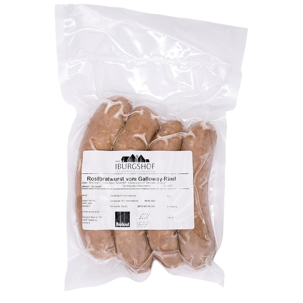 Produktfoto zu Rostbratwurst Galloway 4er TK