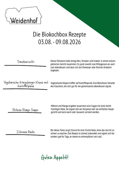 Produktfoto zu G_O Rezeptblatt