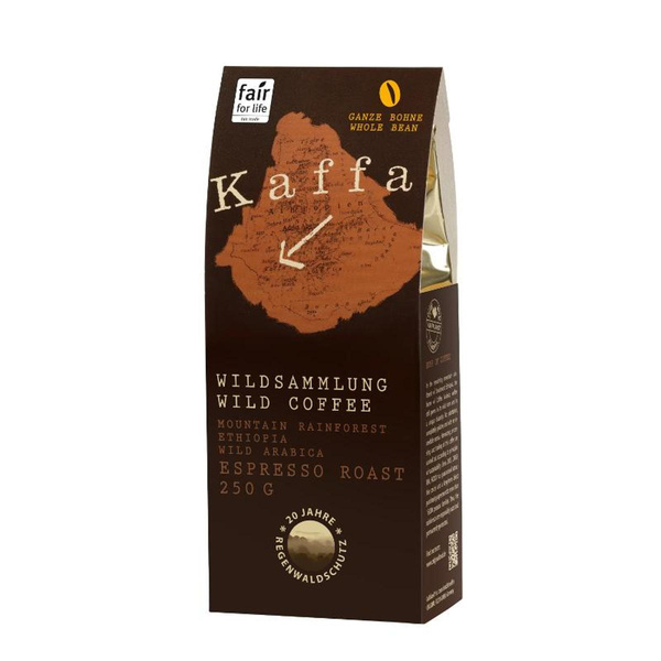 Produktfoto zu Wildkaffee Espresso ganze Bohne 250g