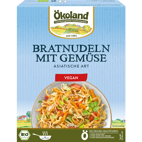 Produktfoto zu Bratnudeln mit Gemüse 400g TK