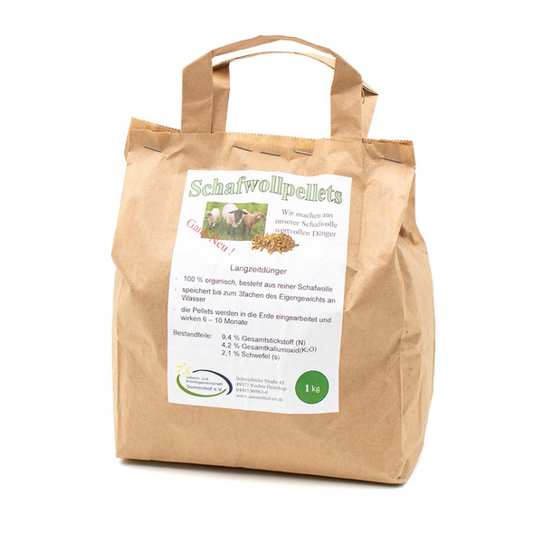 Produktfoto zu Schafwollpellets 1kg