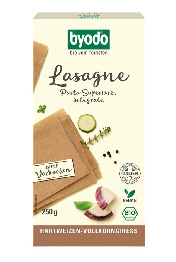 Produktfoto zu Vollkorn Lasagne 250g