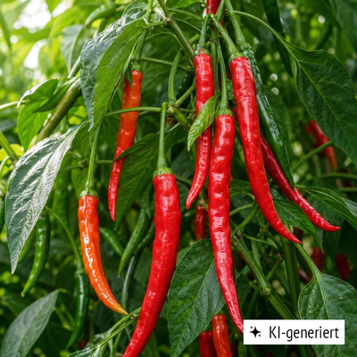 Produktfoto zu Pflanze Peperoni  mild mittels