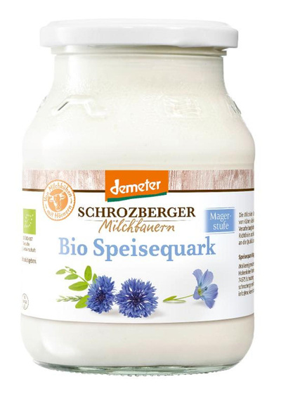 Produktfoto zu Speisequark mager 500g Glas