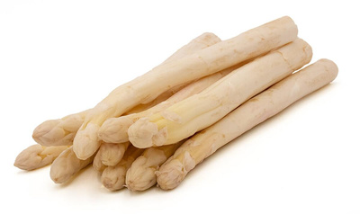 Produktfoto zu Spargel weiss_violett