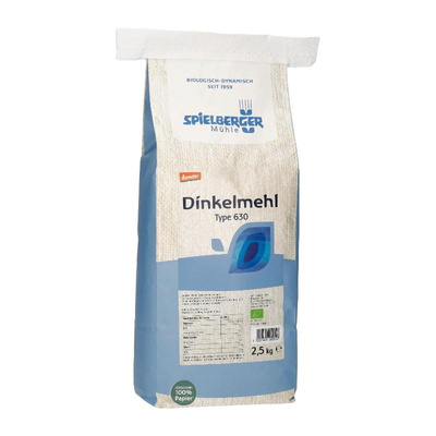 Produktfoto zu 4x2,5kg Dinkelmehl 630