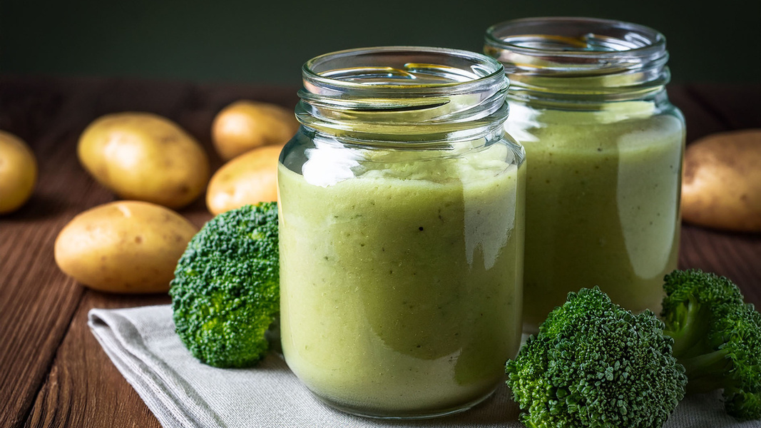 Babybrei mit Broccoli und Kartoffeln 