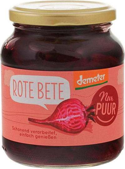 Produktfoto zu Rote Bete, im Glas 340g