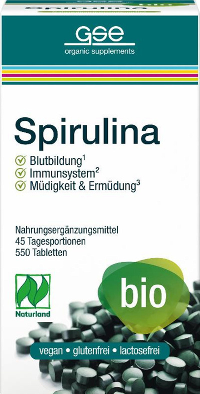 Produktfoto zu Spirulina 550 Tabletten 275g