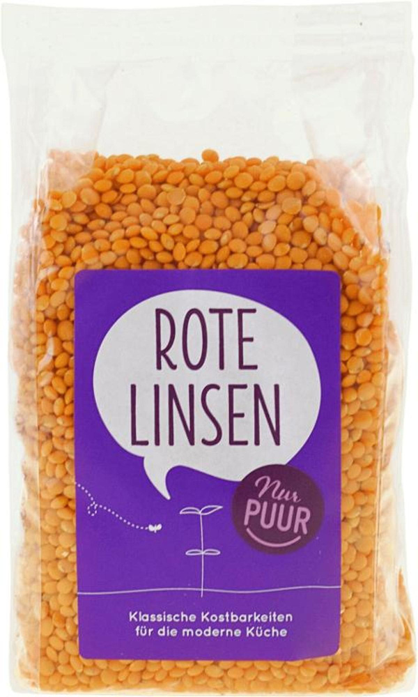 Produktfoto zu Linsen, rot 500g