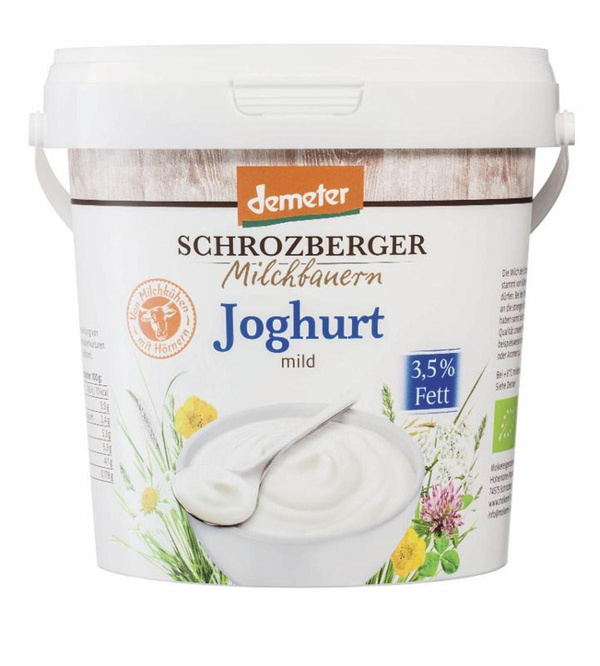 Produktfoto zu Vollmilchjoghurt 3,5%, 1KG Eimer