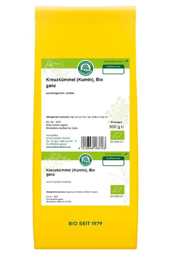 Produktfoto zu Kreuzkümmel, ganz lose 1 kg