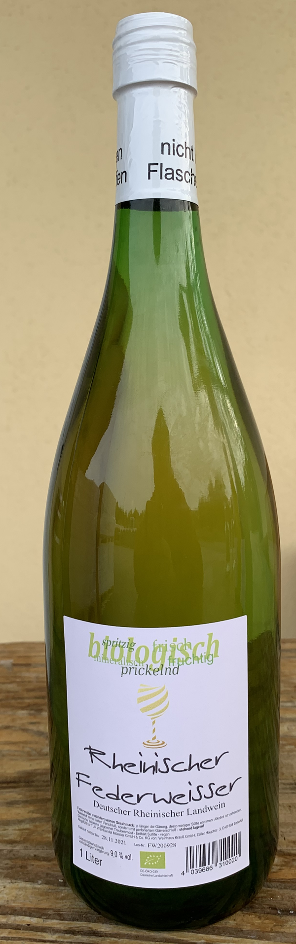 Produktfoto zu Rheinischer Federweisser 1 l