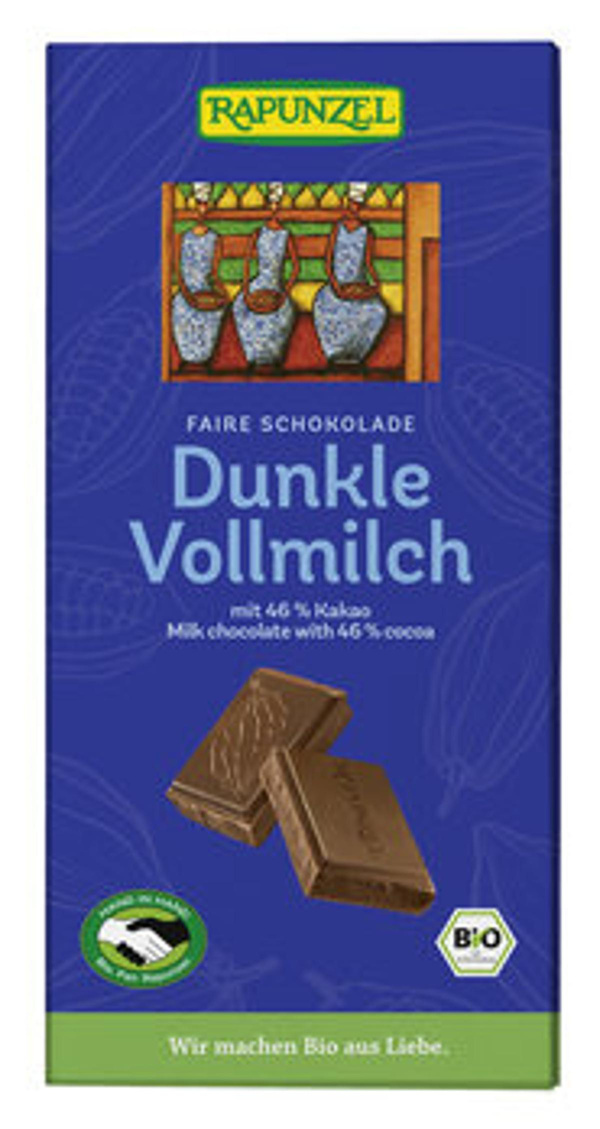 Produktfoto zu Dunkle Vollmilchschokolade