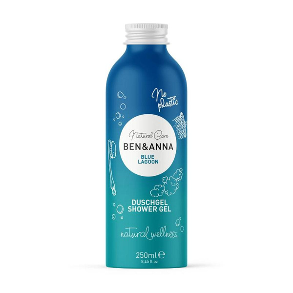 Produktfoto zu Duschgel Blue Lagoon in der Aluflasche 250g
