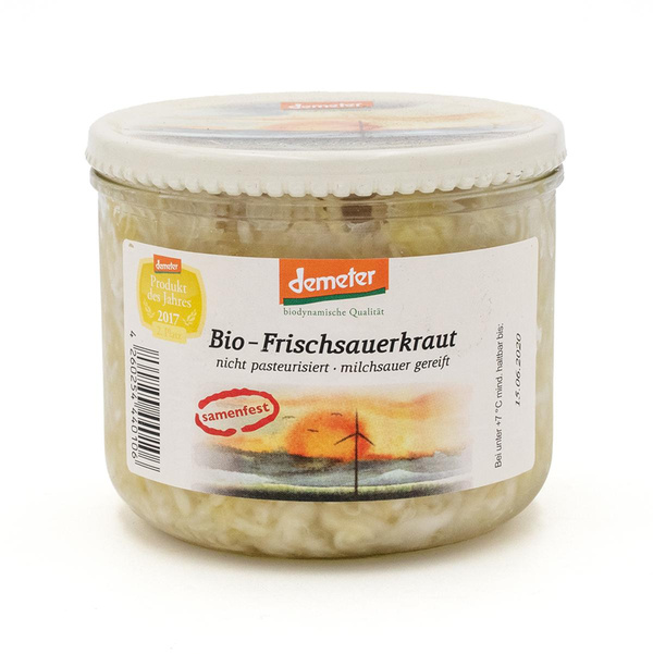 Produktfoto zu Frischsauerkraut im Glas 410g