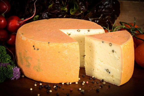 Produktfoto zu Grummersorter Hofkäse grüner Pfeffer