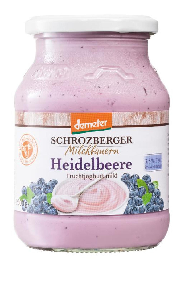 Produktfoto zu Joghurt Heidelbeere 3,5%, 500g
