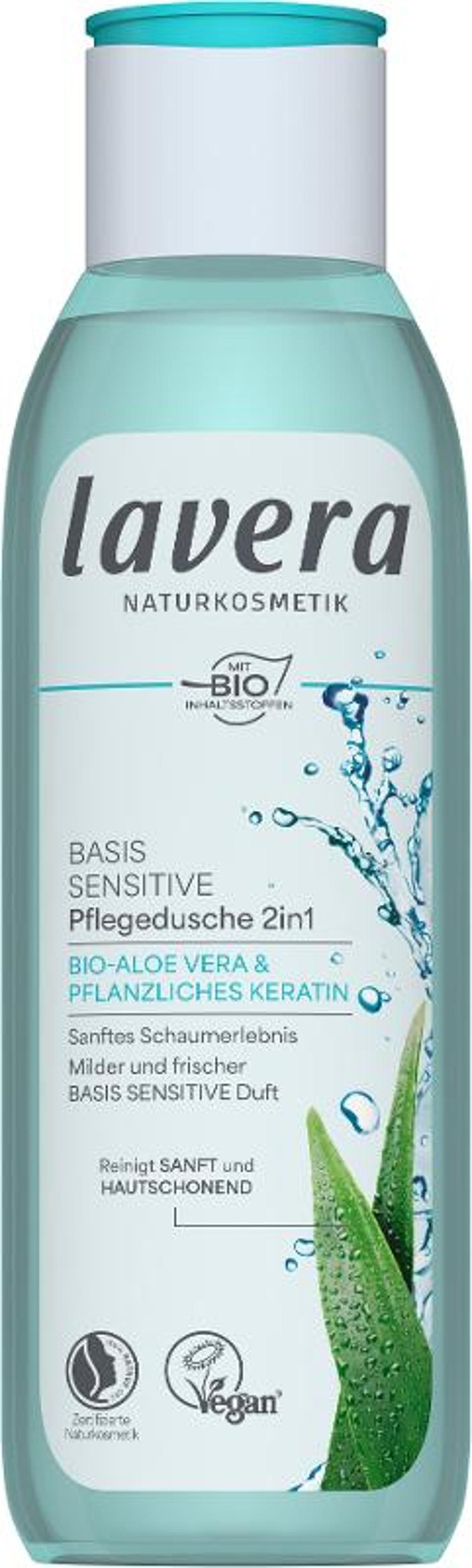 Produktfoto zu basis sensitive Pflegedusche 2in1 250ml