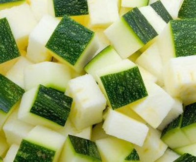 Produktfoto zu V Zucchini Würfel 10mm 2,5kg