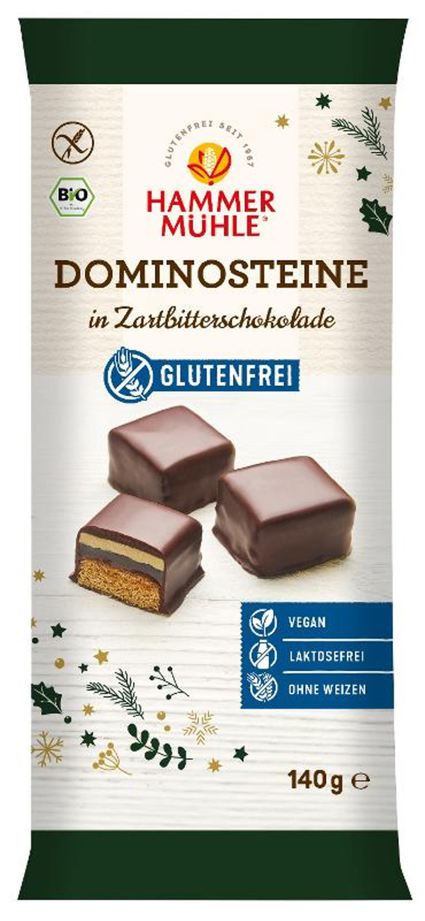 Produktfoto zu Dominosteine Zartbitter 140g