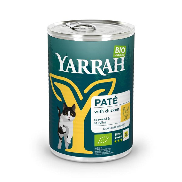 Produktfoto zu Katzen Dosenfutter Huhn mit Spirulina 400g