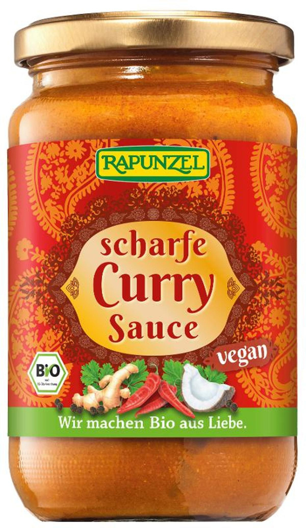 Produktfoto zu Curry-Sauce scharf, 350ml
