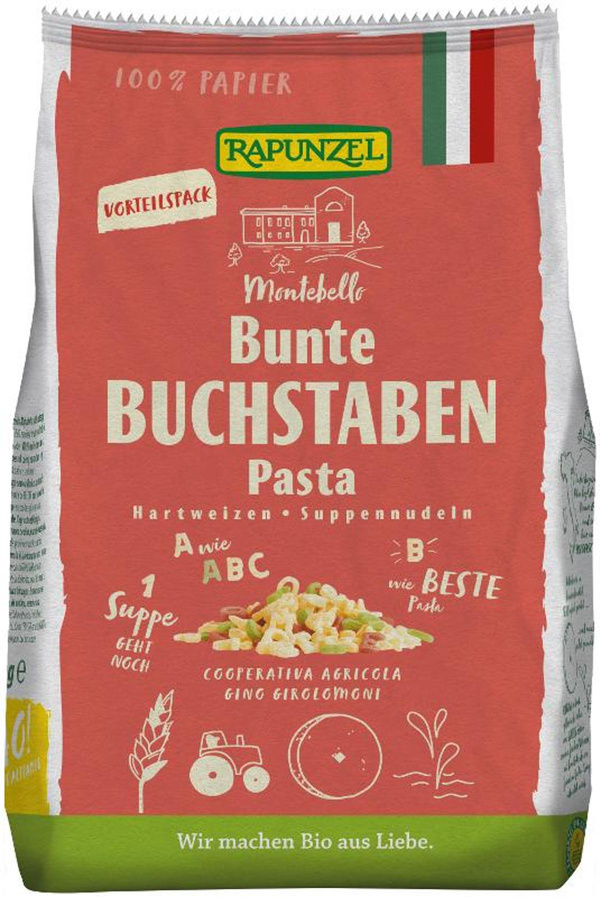Produktfoto zu Buchstaben Suppennudeln Semola 500g