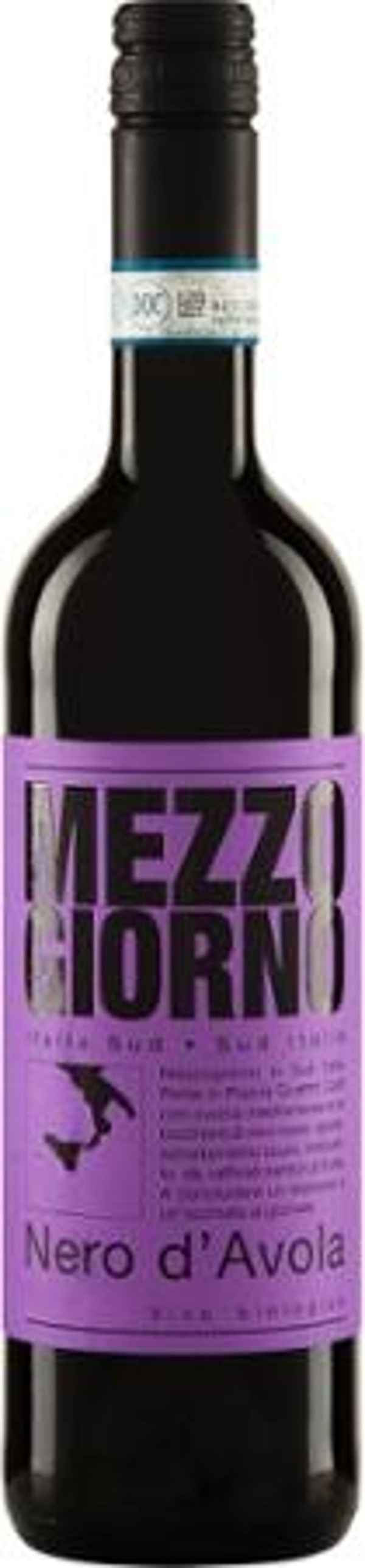 Produktfoto zu Mezzogiorno Nero d'Avola rot 0,75l