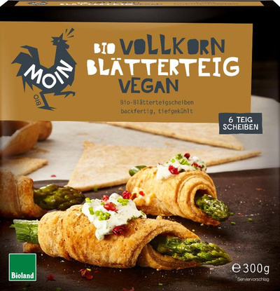 Produktfoto zu Blätterteig Vollkornmehl 300g TK