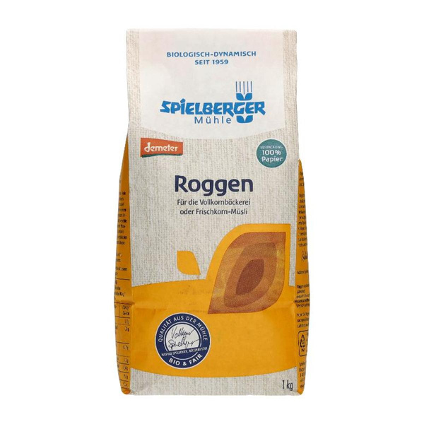 Produktfoto zu Roggen 1kg, Spielberger