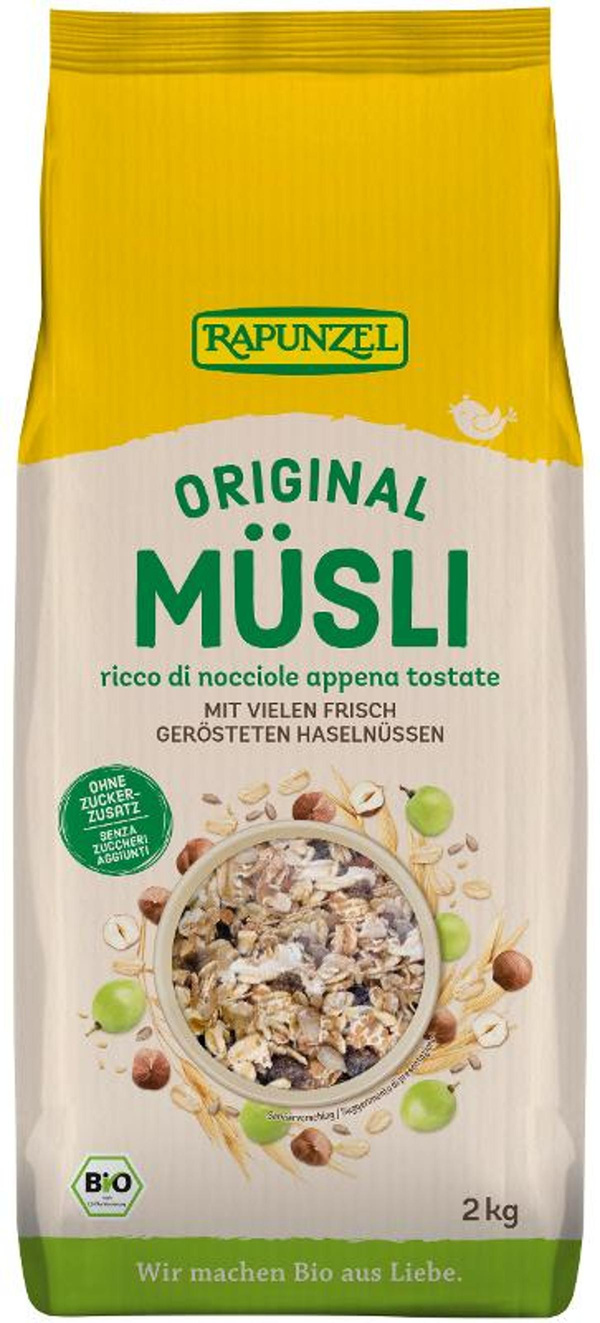 Produktfoto zu Original Rapunzel Müsli, Familienpack 2Kg