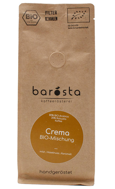 Produktfoto zu barösta Crema 250g gemahlen