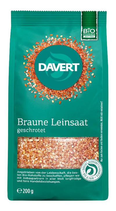 Produktfoto zu Leinsaat geschrotet 200g